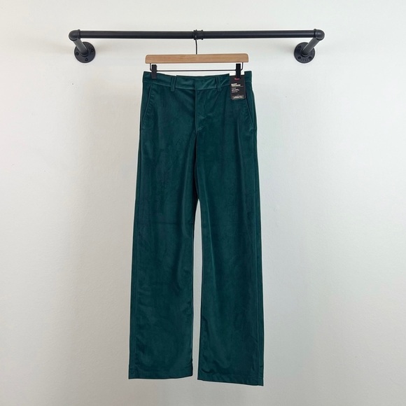 NWT Levi’s Baggy Velvet Trouser Pants in Dark Green - Picture 6 of 12